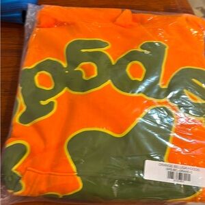 Orange spider hoodie